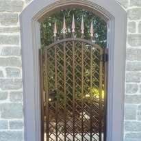 Custom old world gate with spears