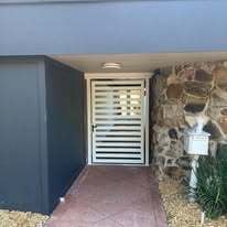 modern style aluminum walk gate