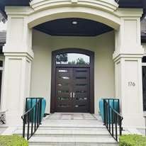 Modern aluminum  entry gate 