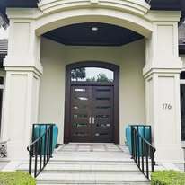 Modern aluminum  entry gate 