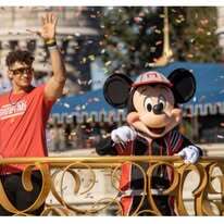 Float railing for Disney World, Mickey and the GOAT